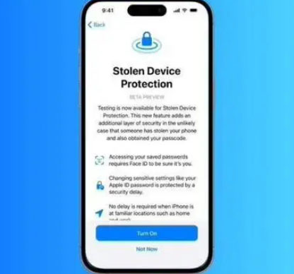 铁门关苹果授权维修店分享被盗设备保护功能开启方法 