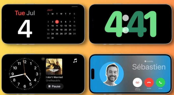 铁门关苹果手机维修分享iOS17横屏充电待机显示有什么好处 