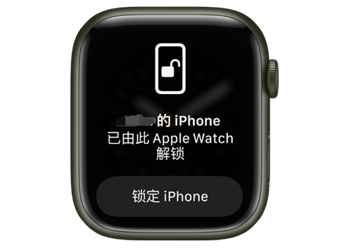 铁门关苹果手机维修分享用 AppleWatch 解锁配备面容 ID 的 iPhone方法 